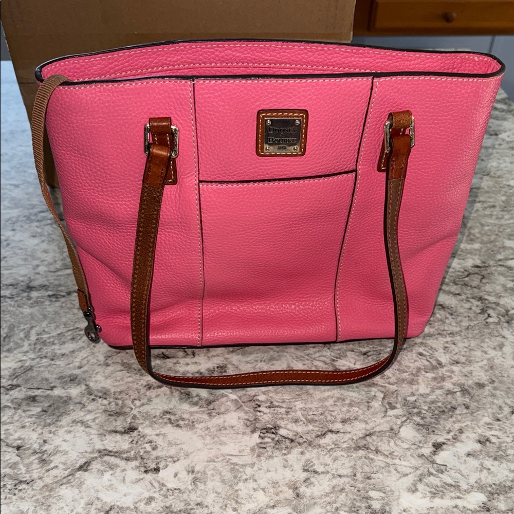Dooney & Bourke Vibrant Pink Tote - Picture 9 of 10